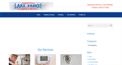 Desktop Screenshot of plumbinglaketahoe.com